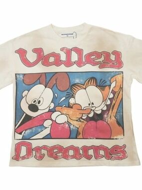 Vale Forever Valley Dreams Oversized Tee Cream White